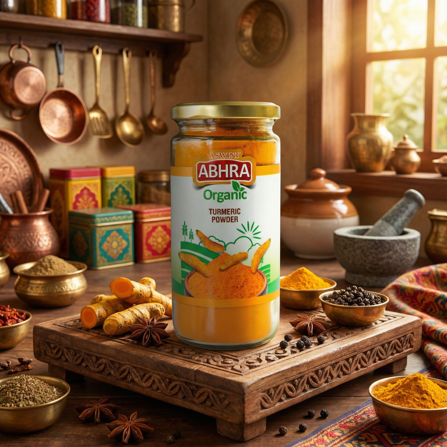 Abhra Organic Turmeric Powder 200 Gms