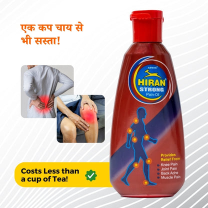 Hiran Pain Relief Oil - Relief in minutes - 80 ml