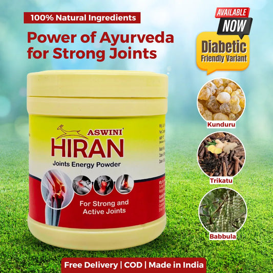 Hiran Joint Energy Powder - Energise your Joints and Get Immediate Pain Relief