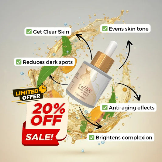 Aswini Subhra Nano Serum for Face 25ml - Developed by CSIR-NBRI