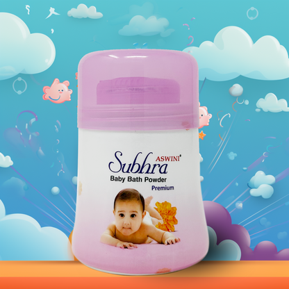 Subhra Baby Massage Oil - Strengthens Baby's Bones &  Muscles, Improves Blood Circulation & Moisturizes & Softens Baby Skin